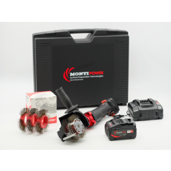 Szczeciniarka BEZSZCZOTKOWA Bristle Blaster  AKU DOUBLE Industrial Case Set