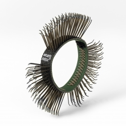 Szczotka twarda MBX - CZARNA 11mm; drut zagięty