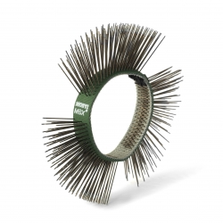 Szczotka miękka MBX - ZIELONA 11mm; drut prosty