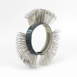 Szczotka twarda MBX - INOX 11mm; drut zagięty