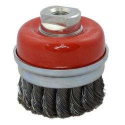 Szczotka doczołowa Fi 100  drut splatany 0,5 M14