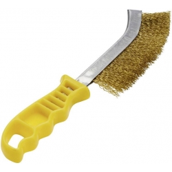 Szczotka ręczna - mosiądz/drut falisty 0,3mm